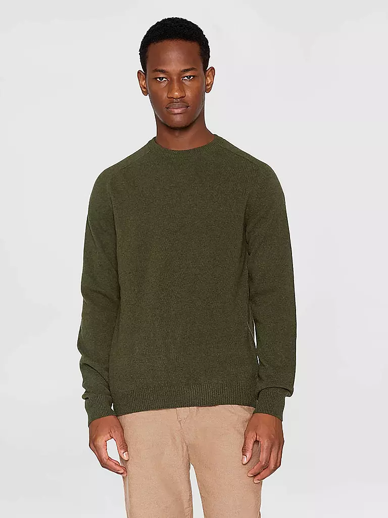 KNOWLEDGE COTTON APPAREL Pullover FIELD grün