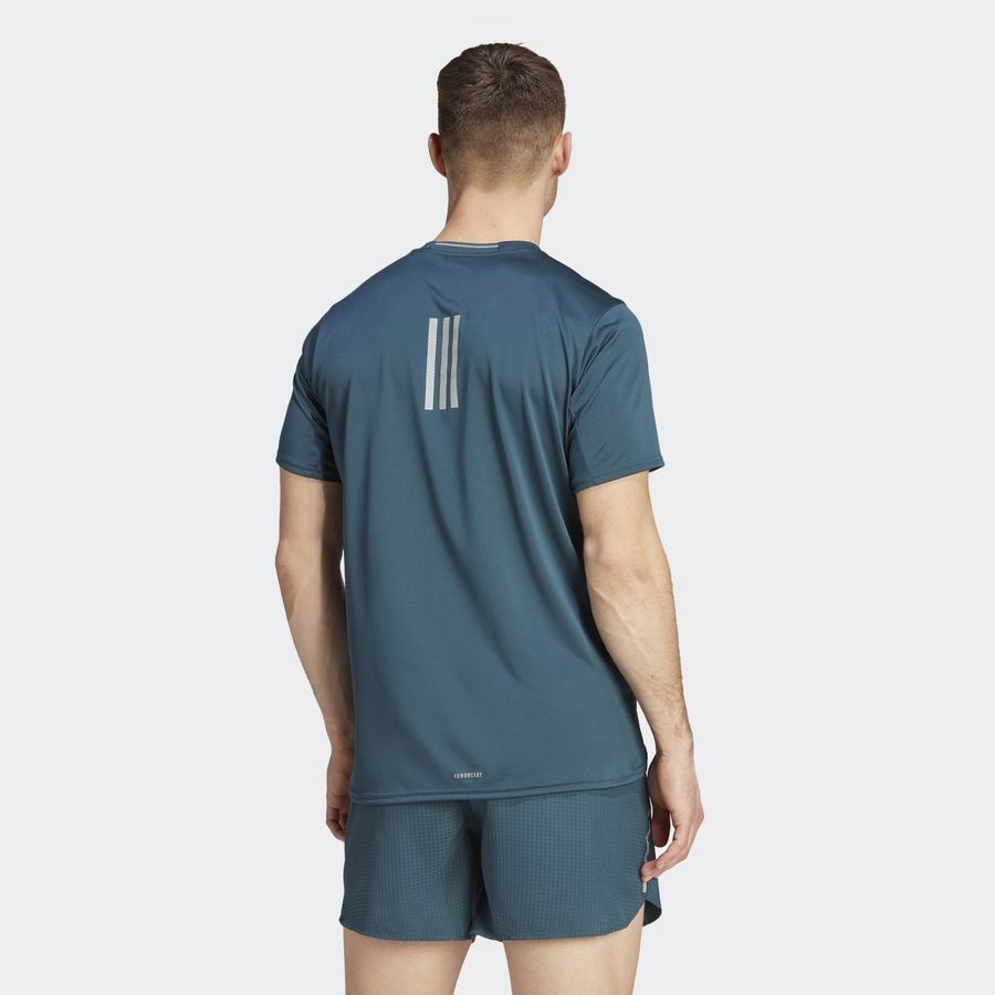 adidas T-shirt Running Designed 4 Running - Bleu/Argenté