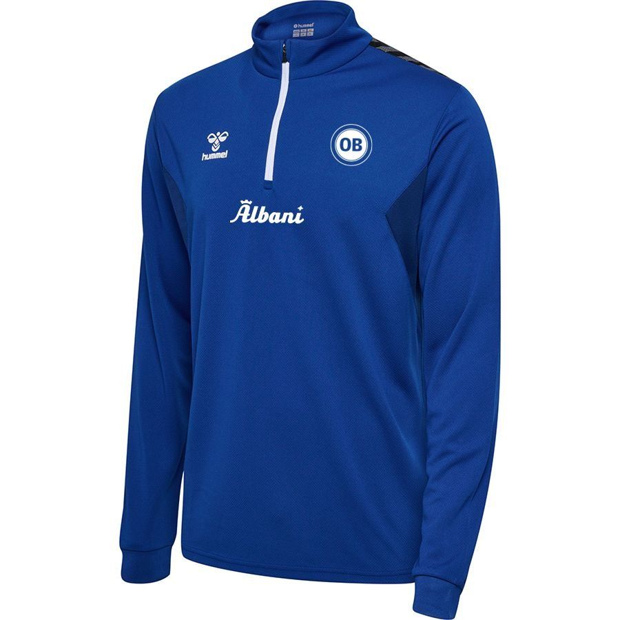 Odense Boldklub Hummel Maillot d'Entraînement Authentic 1/2 Zip - Bleu