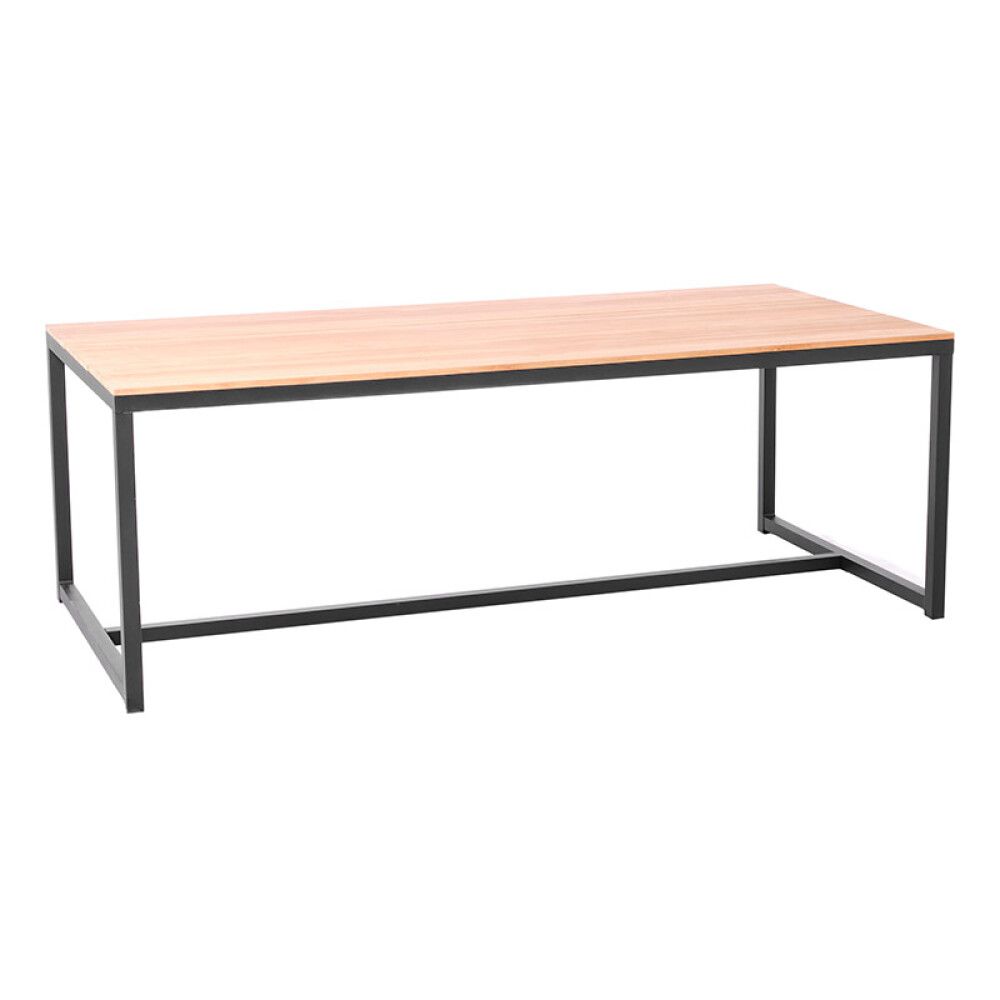 SPISEBORD SENSUM EKSJÖ TEAK 200X100CM SVART