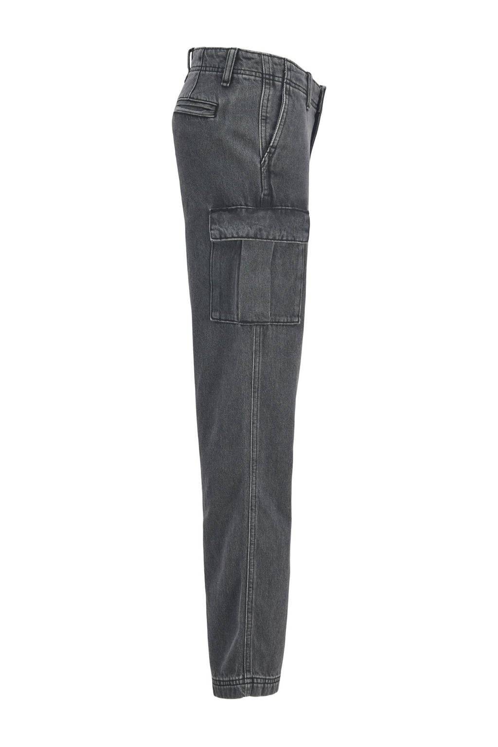 JACK & JONES JUNIOR relaxed cargo jeans black denim