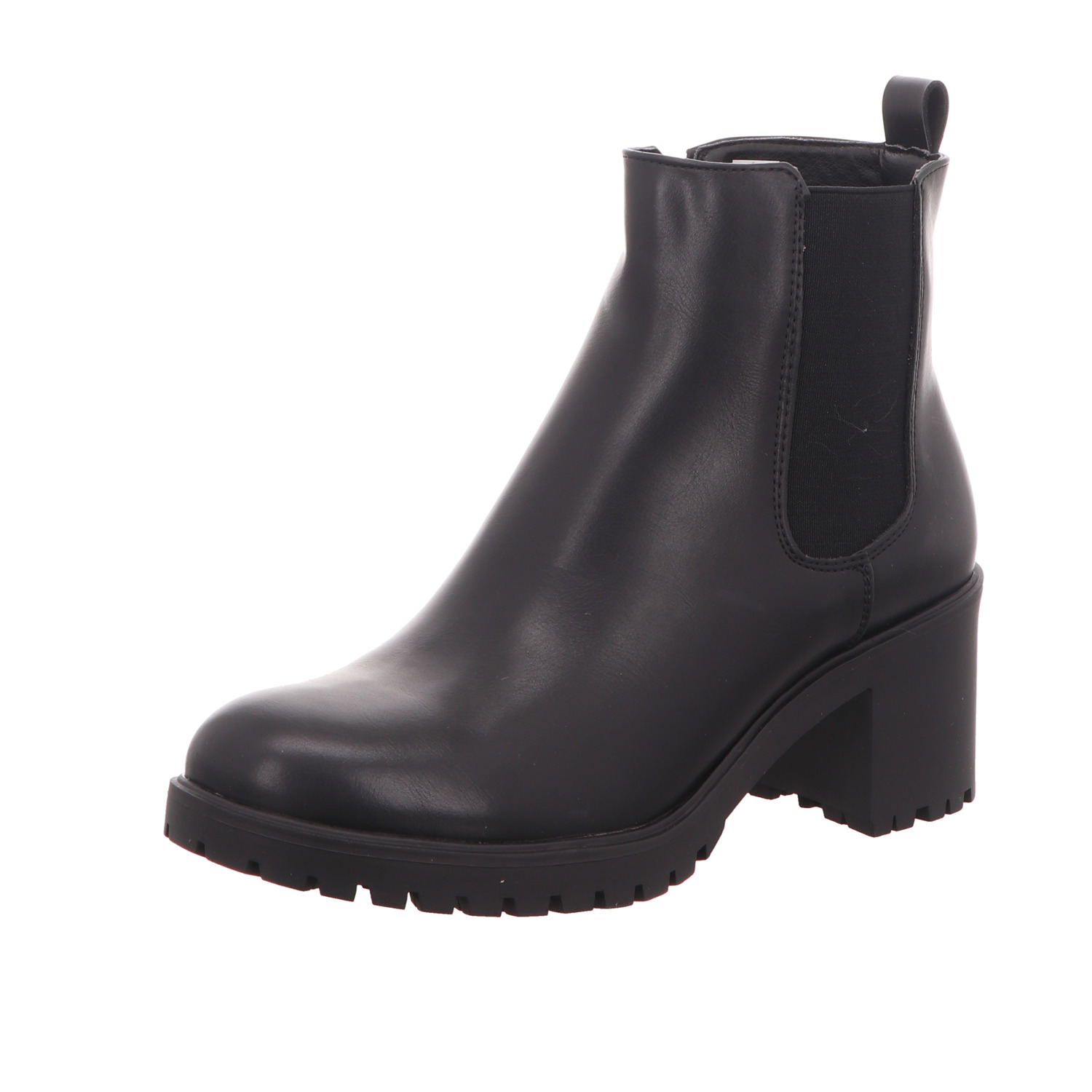 Cats Damen-Stiefelette mit Absatz Schwarz