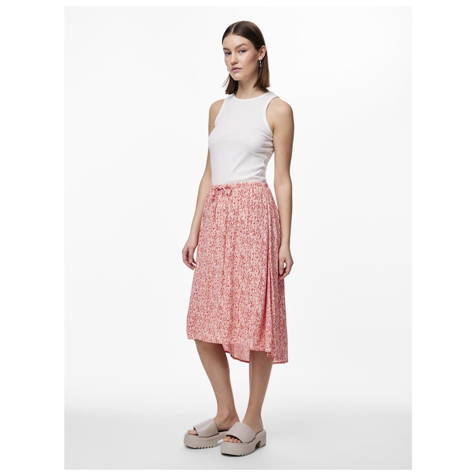Pieces PCMAXINE HW MIDI SKIRT