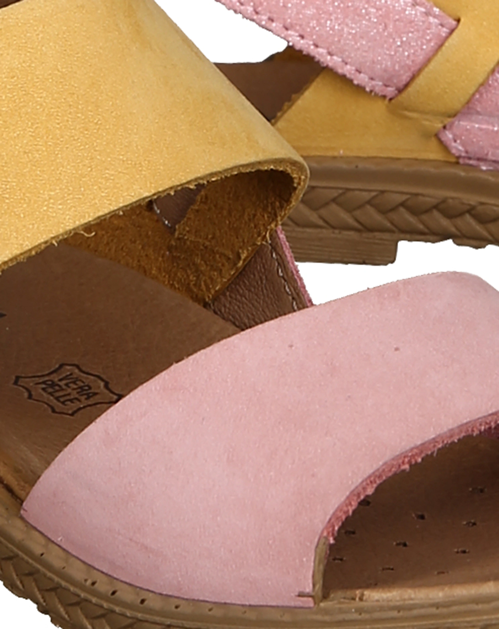 Klett-Sandalen DUO TONI in rosa/gelb