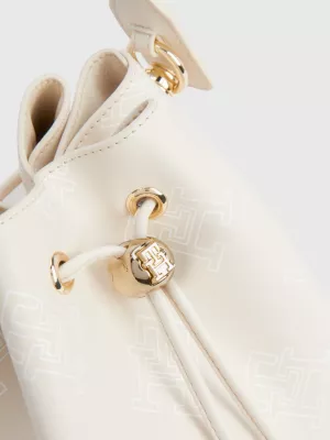Bolsa Bucket com Monograma Icônico