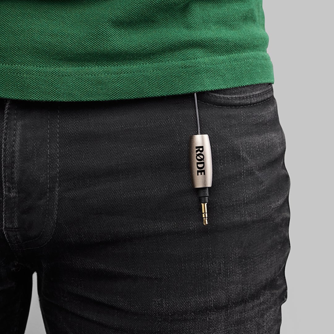 Rode MicDrop gewichtje voor lavalierkabel