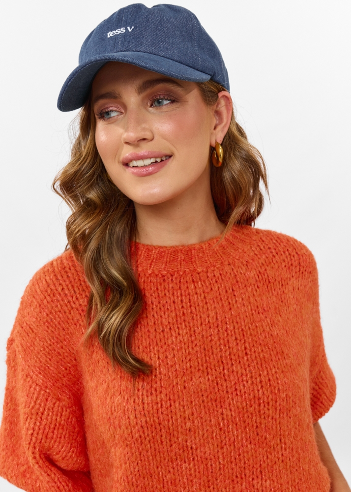 Tess V pet denim