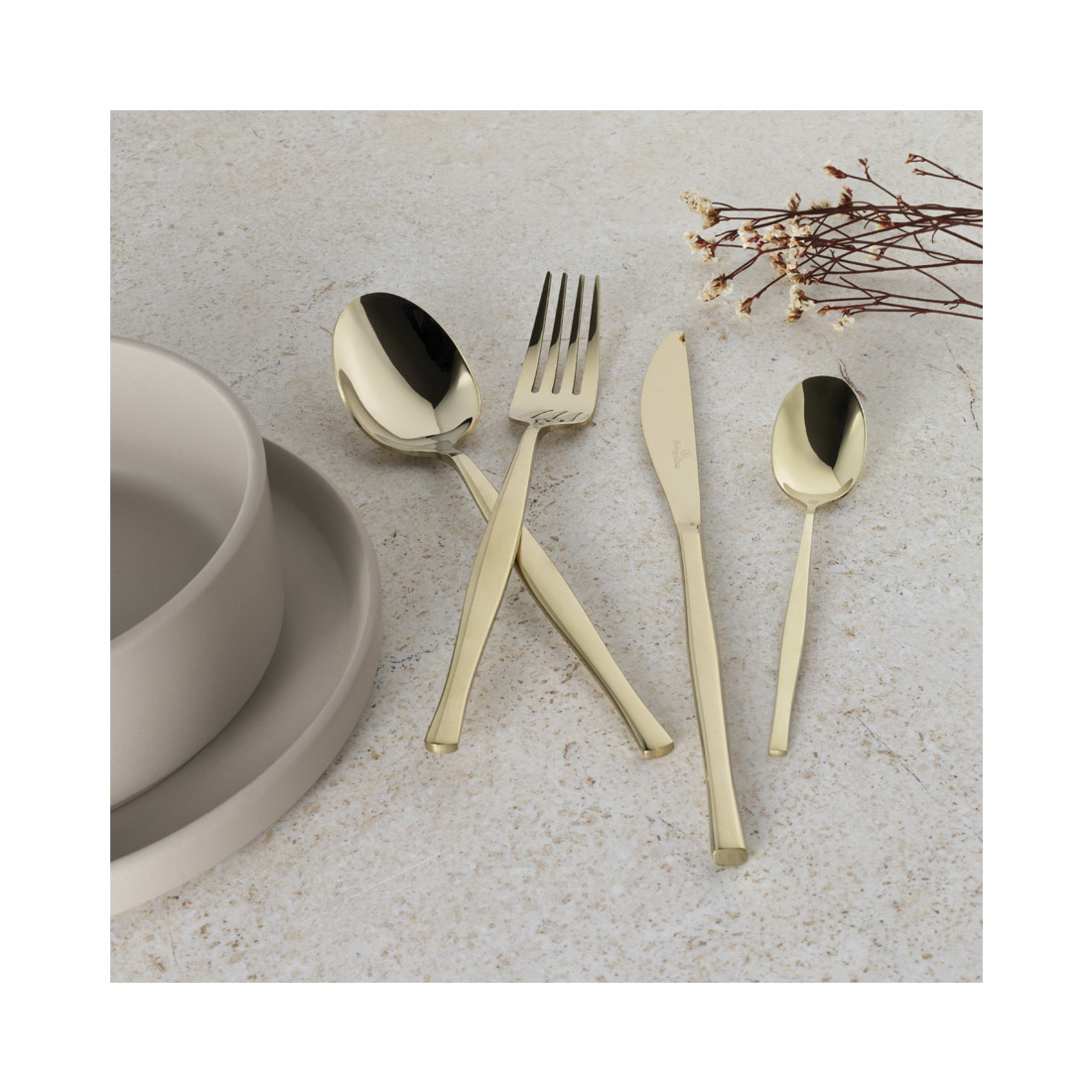 Berlinger Haus 24-teiliges Besteck-Set champagne Leonardo Collection