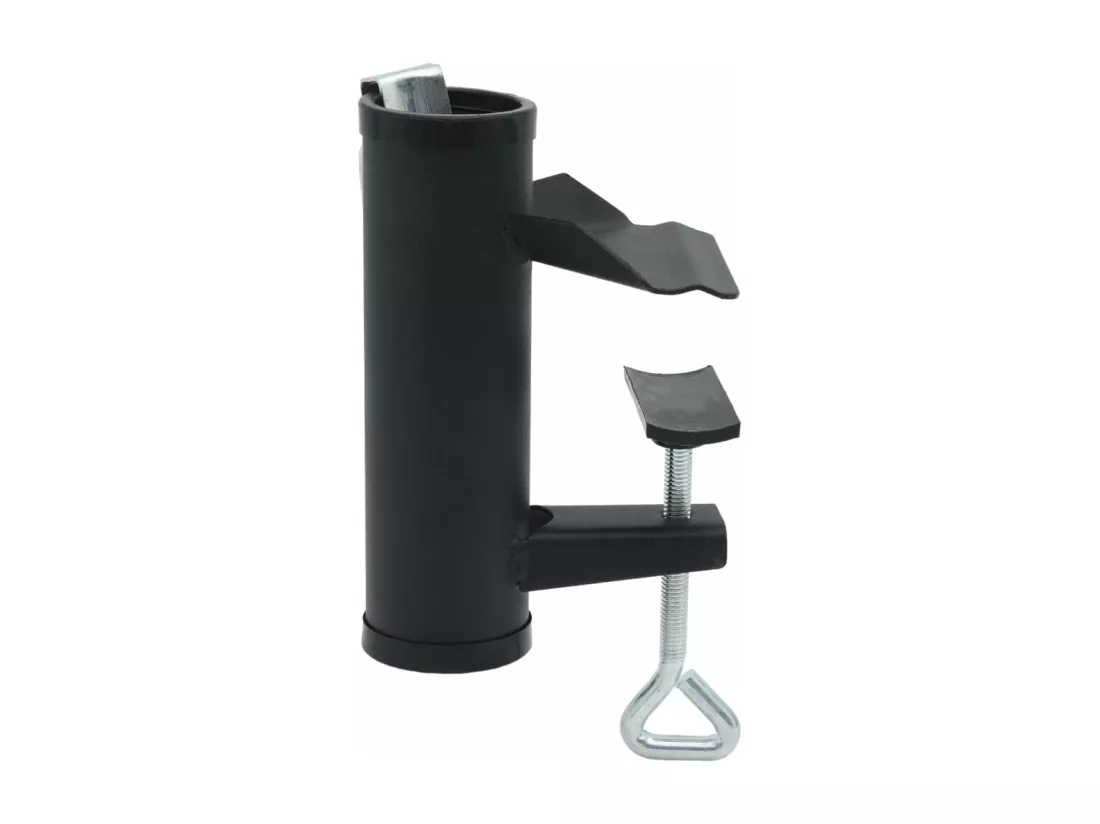 Prolenta Premium - Pinces à parasol pour balcon 2 pcs 25-38 mm acier