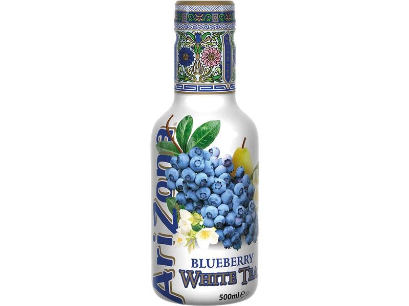 AriZona Blueberry White 6 x 0.5 l Erfrischungsgetränk mit Blaubeerengeschmack
