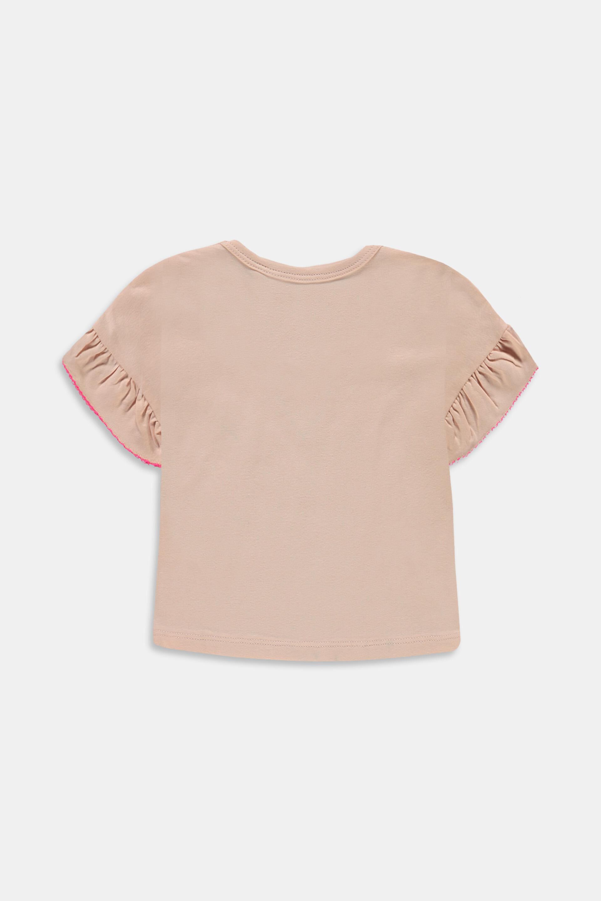 T-shirt orné d’une étiquette en forme de cœur, en coton biologique