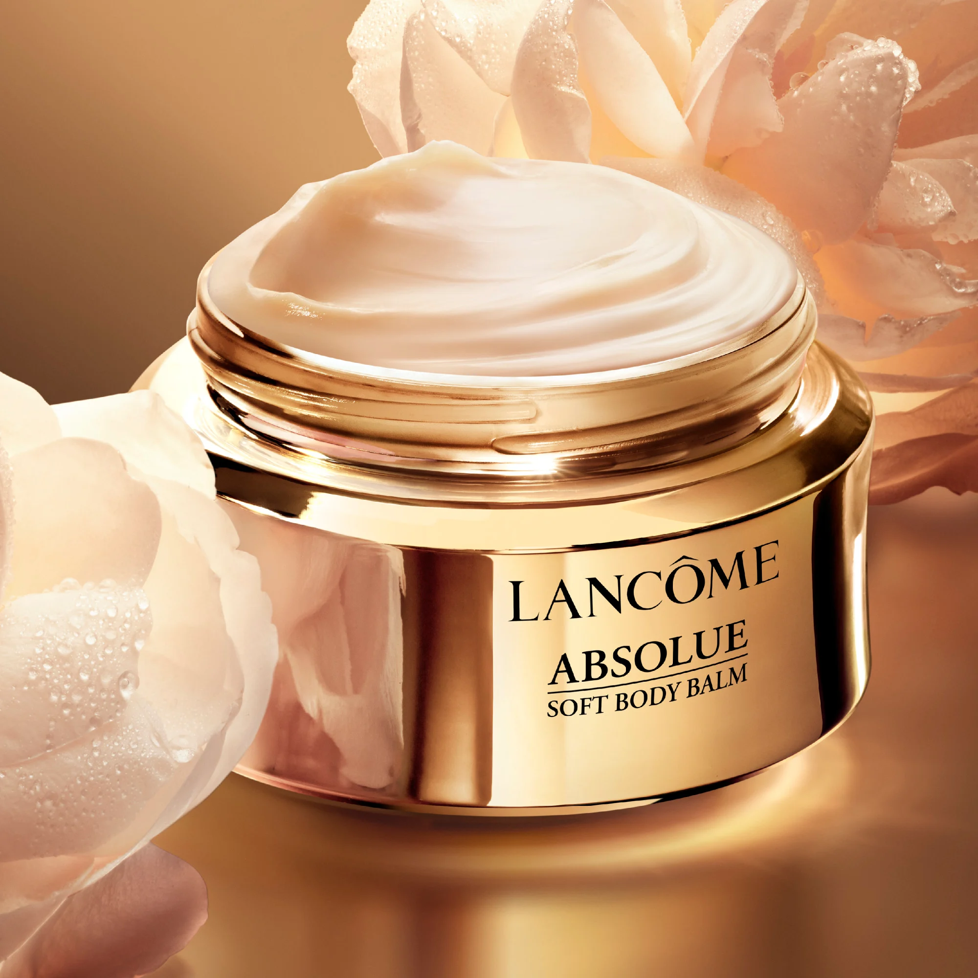 Absolue Baume corps fondant et raffermissant à lExtrait de Rose Perpétuelle |