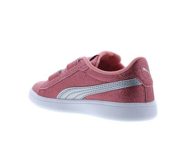 Puma Smash 3.0 Glitz Glam V Infant Girl Trainers