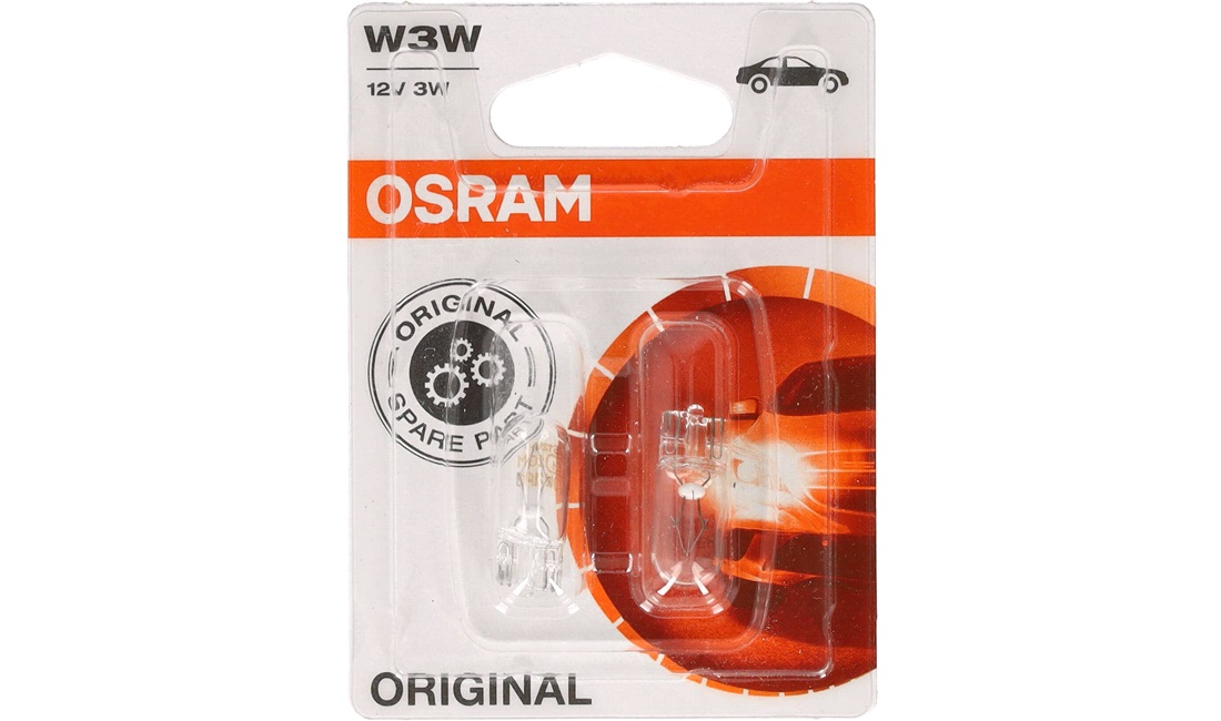 Pæresæt 12V W3W W2,1x9,5d Osram 2821