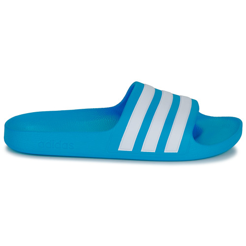 Adidas Sportswear - ADILETTE AQUA K - Bleu / Blanc
