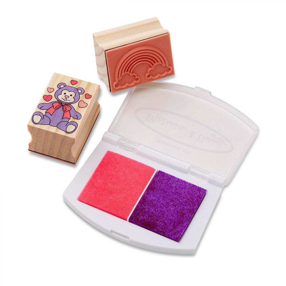 Køb Melissa & Doug Multifarvet Wooden Stamp Set Friendship