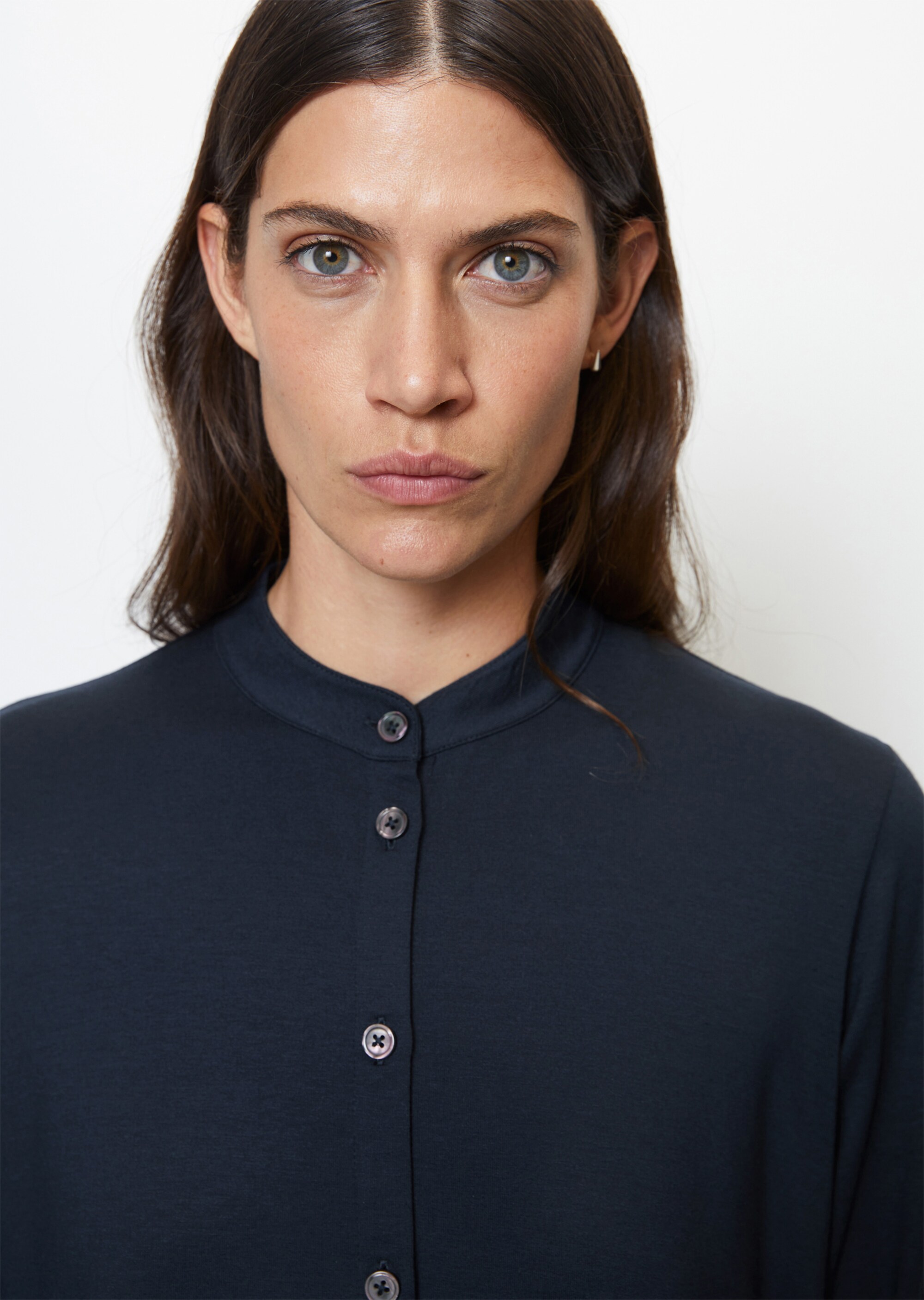 Jerseybluse loose aus LENZING™ ECOVERO™