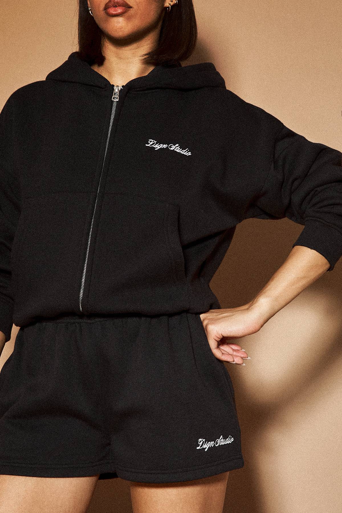 Sweat À Casynthétiqueche Boxy Zippé Dsgn Studio
