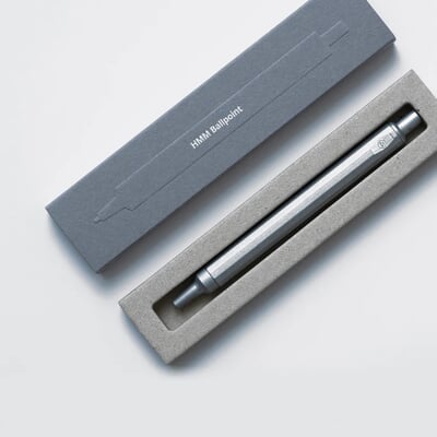 Druckkugelschreiber Aluminium, roh