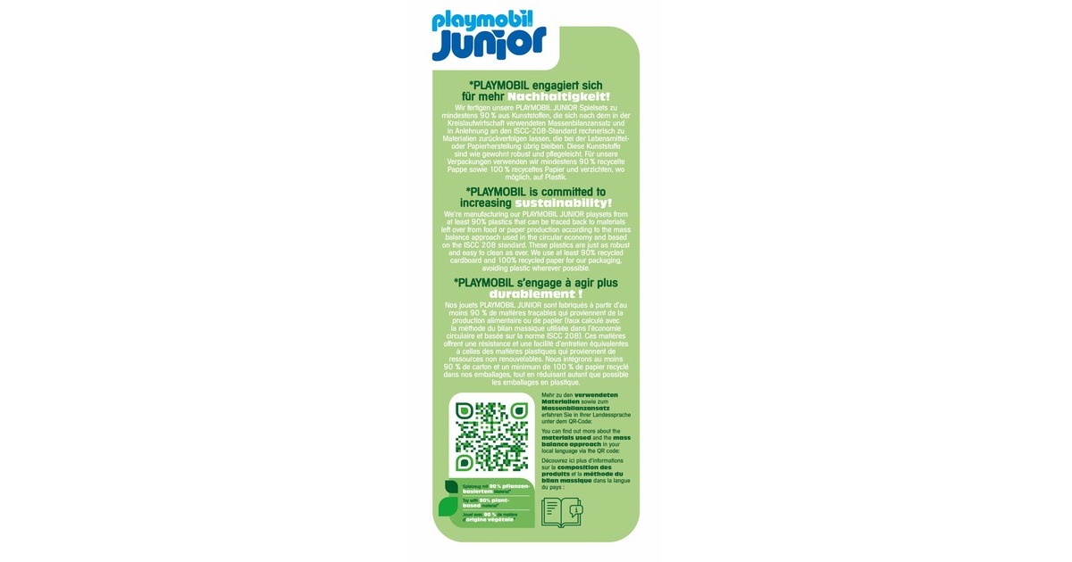 PLAYMOBILJunior - Cijfercarrousel Constructiespeelgoed  (71701)