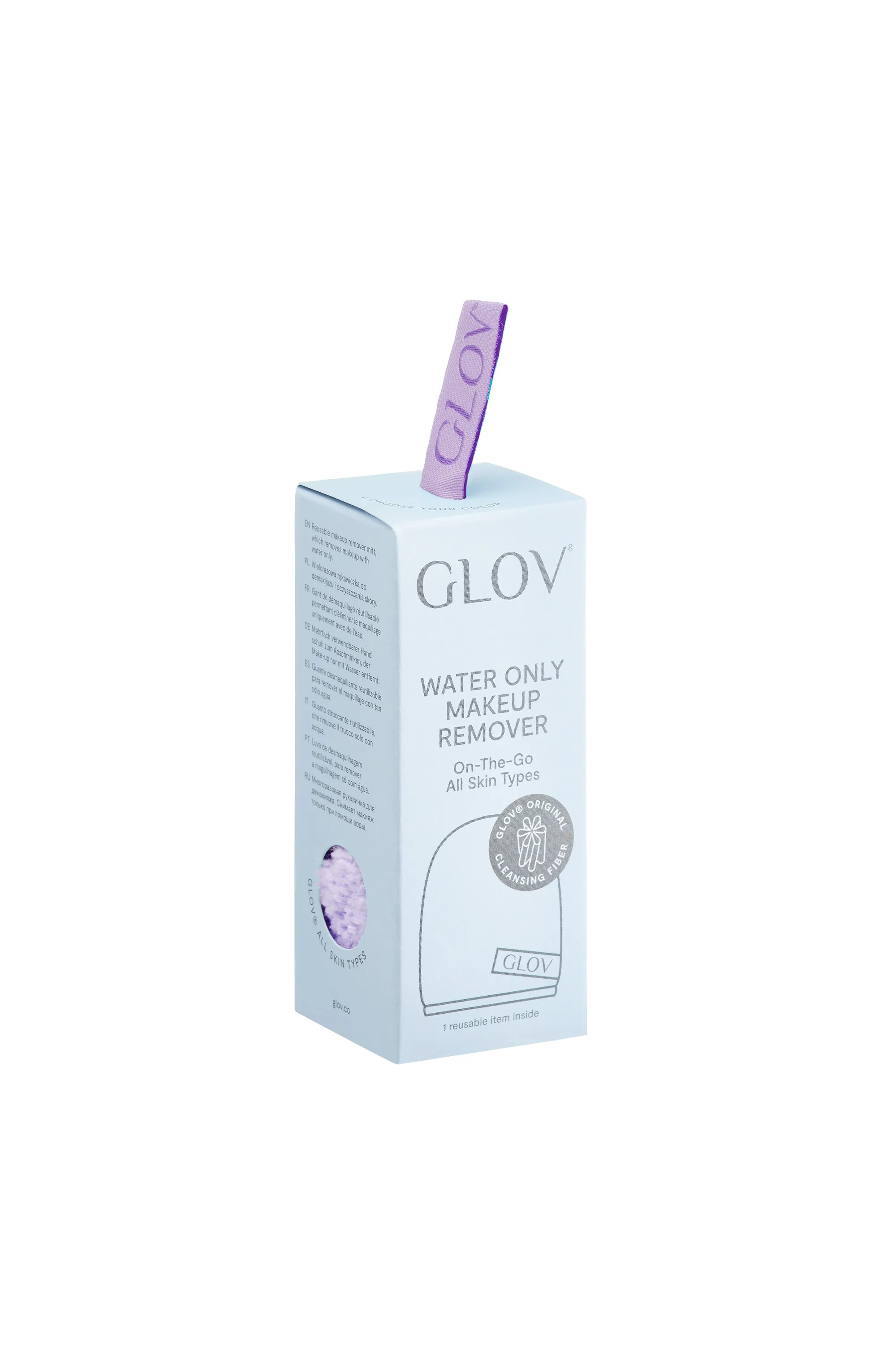 GLOV Gant nettoyant & démaquillant On the go-18 g