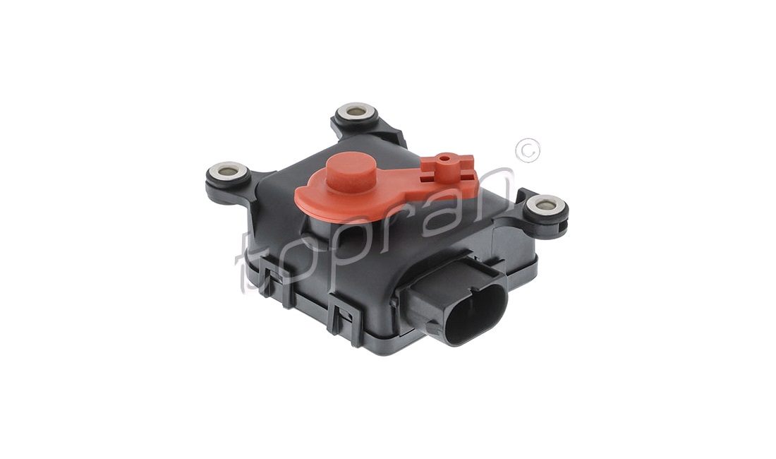 Servomotor, klap