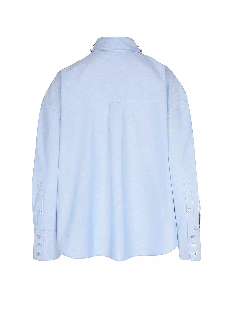 LIU JO Bluse CAMICIA RICAMATA blau