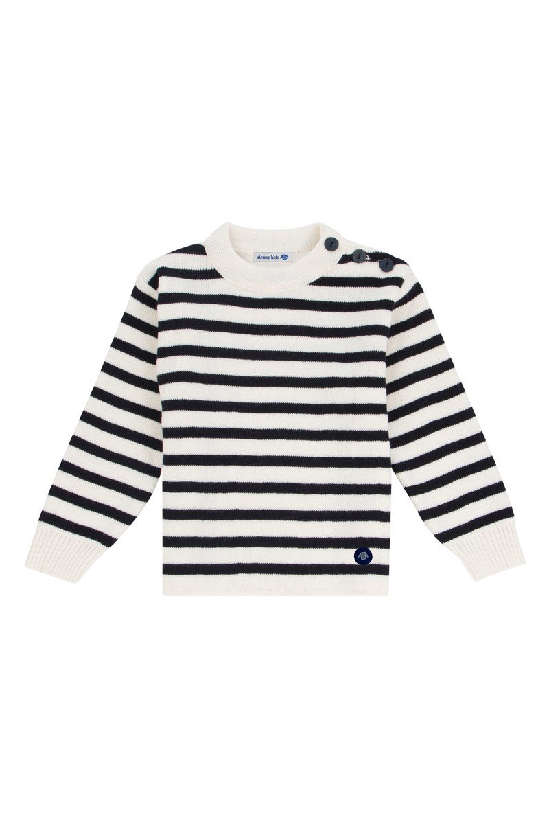 Pull marin rayé 