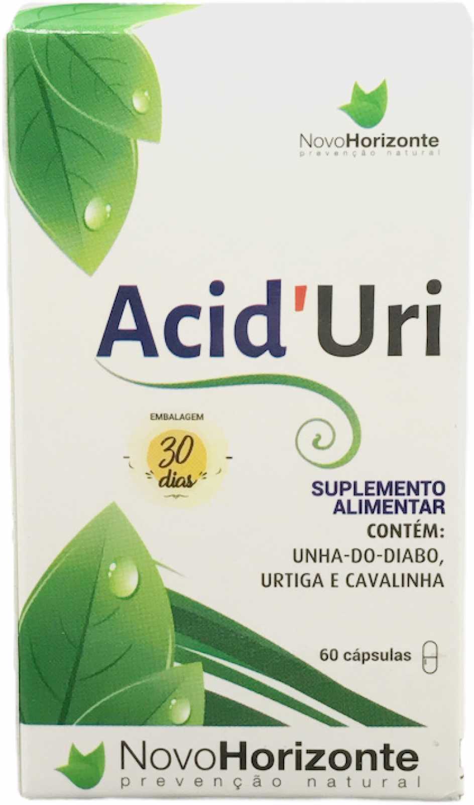 Novo Horizonte Acid Uri 60 Cápsulas