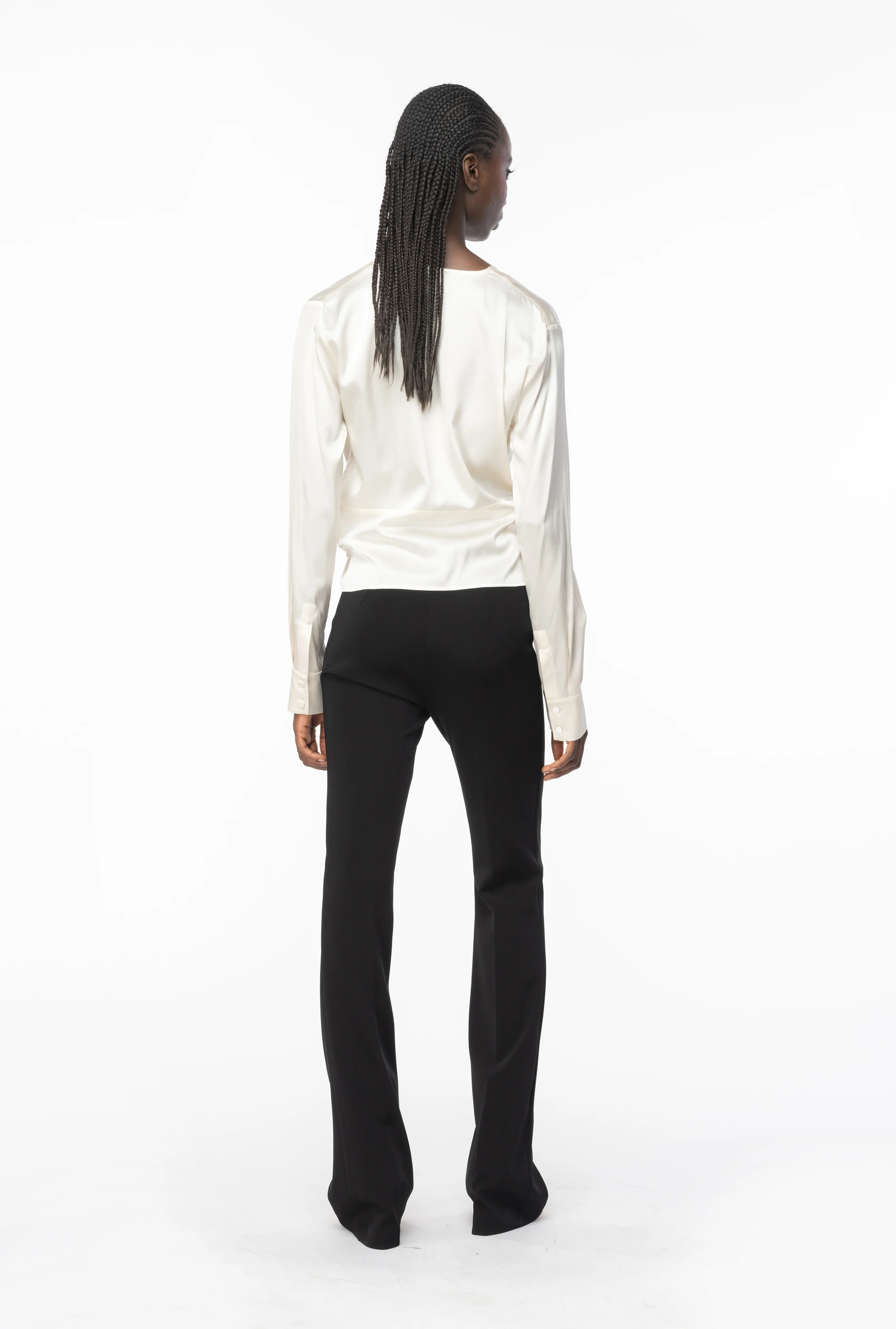 Blouse torsadée | Blanc