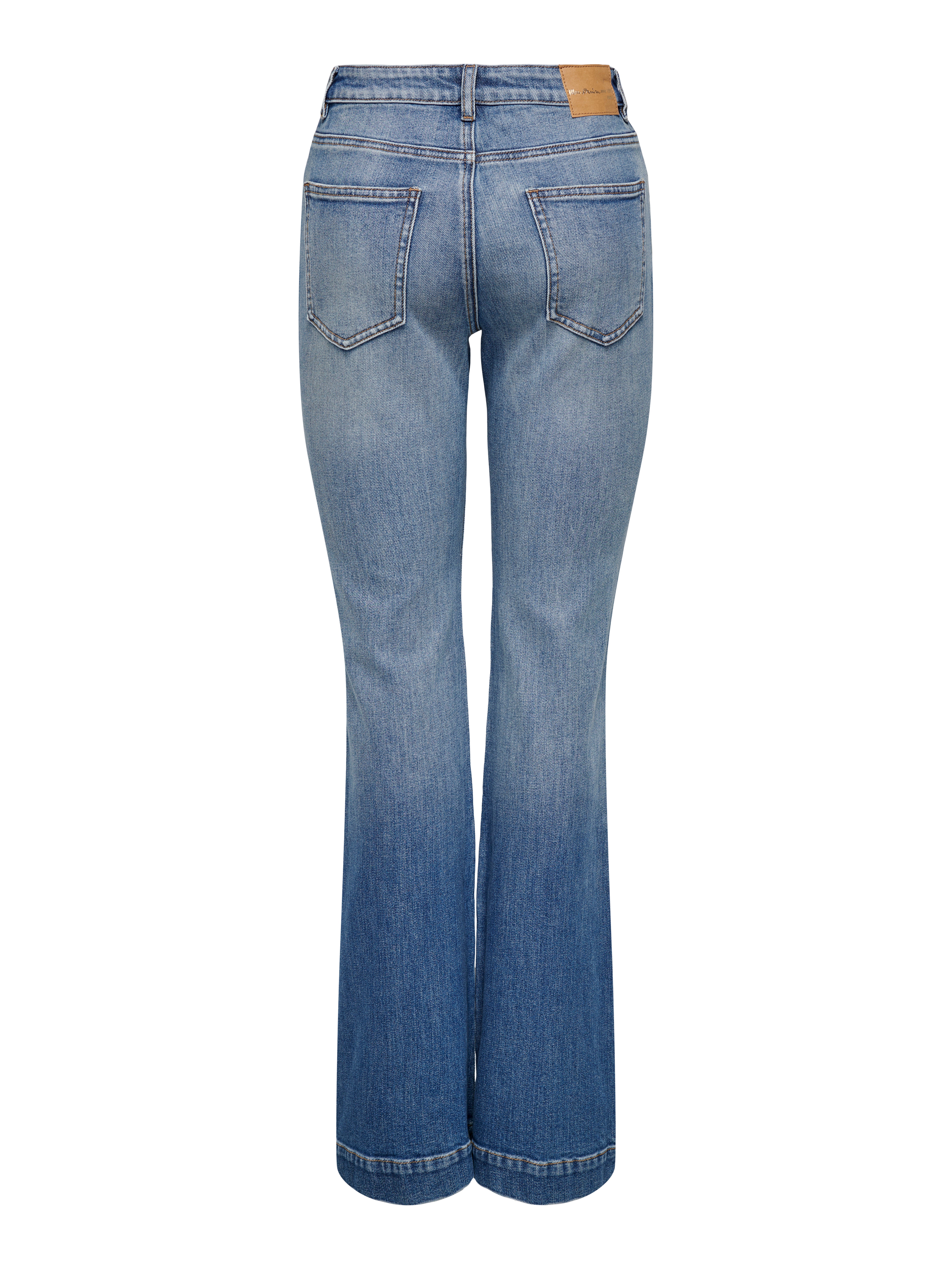 ONLAMALFI Hohe Taille Ausgestellt Jeans Medium Blue Denim