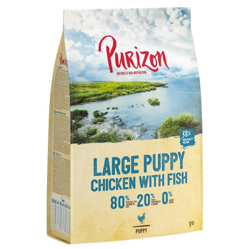 Purizon Puppy Large, poulet & poisson - sans céréales