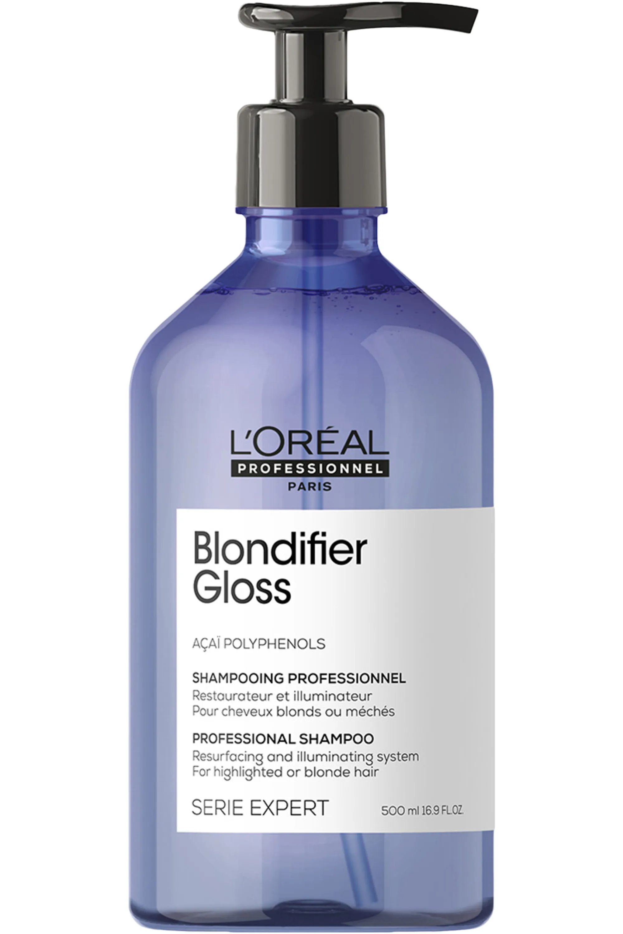 L'Oréal Professionnel Shampoing illuminateur pour cheveux blonds Blondifier Gloss-300.0 ml