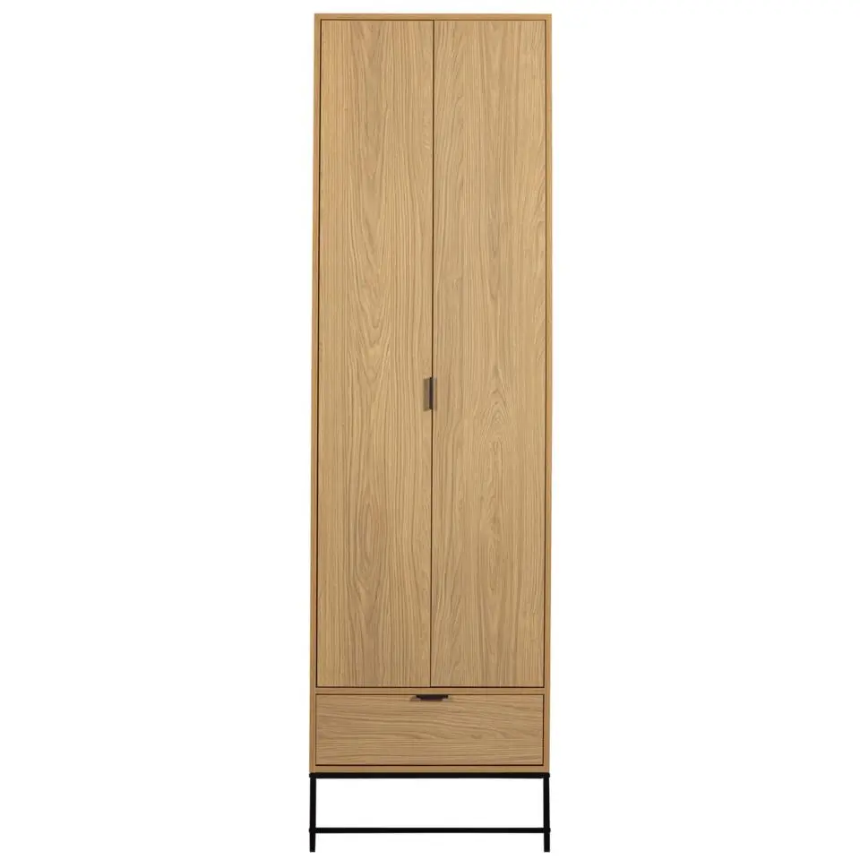 WOOOD Silas Hoge Kast - Eiken - Melamine - 210x60x36