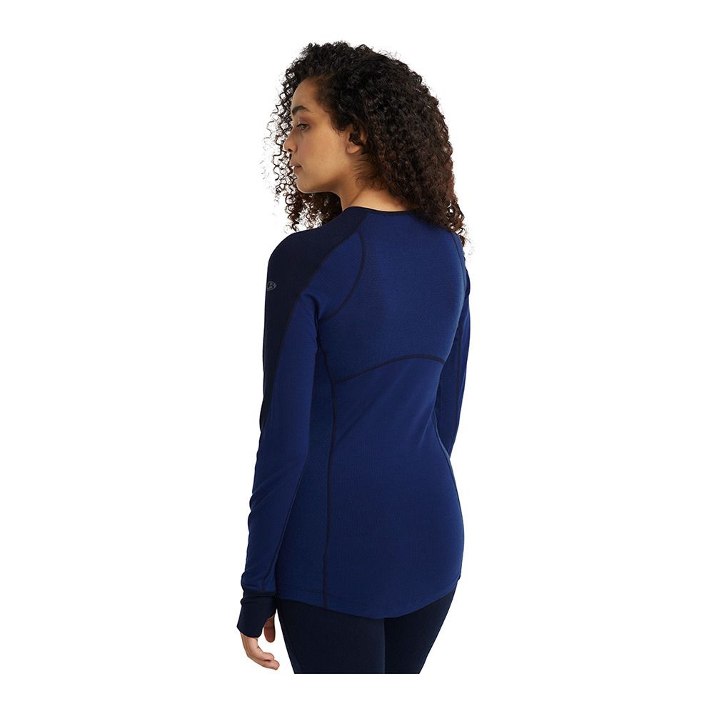 Icebreaker 260 ZONE MERINO - Sous-couche Femme midnight navy/royal