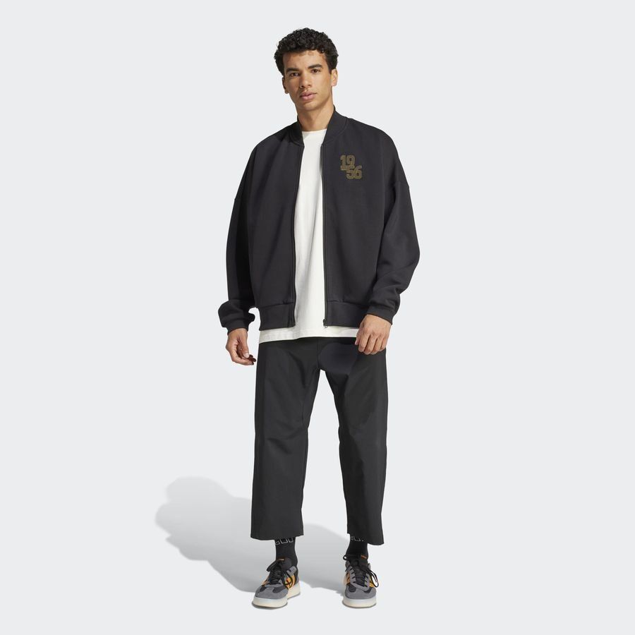 Adidas Veste de survêtement maille double Real Madrid