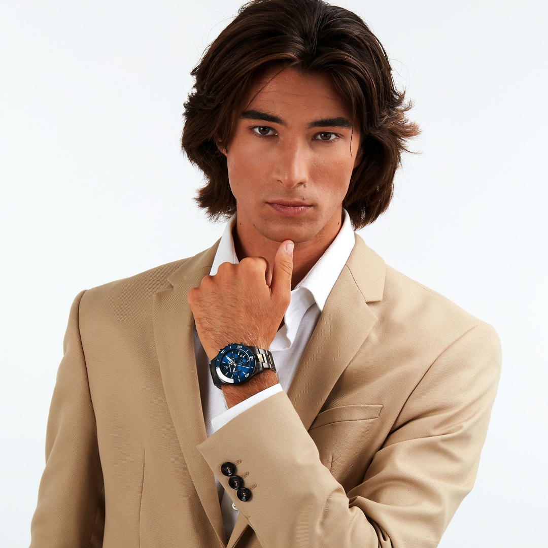 Maserati Competizione Chronograph Schwarz / Blau