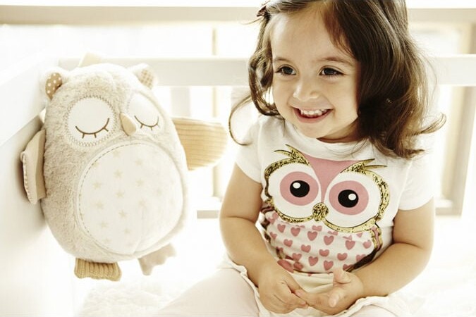 Cloud B Nighty Night Owl - Ugle Med Sensor Og Sovelyde