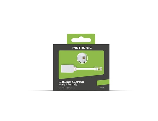 METRONIC - Kit accessoires smartphone Adaptateur rj45 mâle/rj 11 fem.