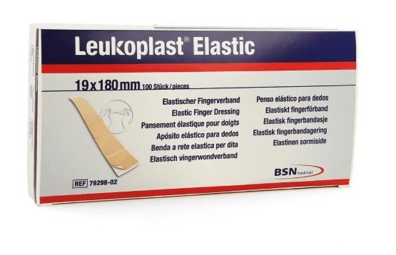 Leukoplast Elastic Vingerpleisters 19x180mm 100 Stuks