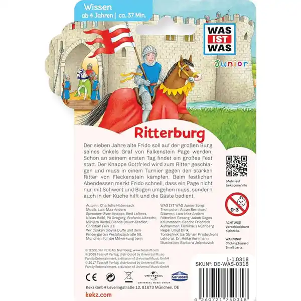 Audiochip WAS IST WAS Junior - Ritterburg