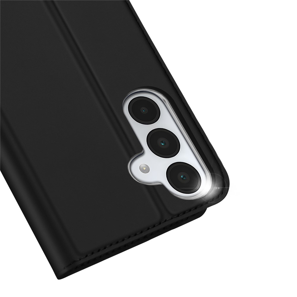 Samsung Galaxy A17 Flip Wallet Cover Leder Tasche - Schwarz