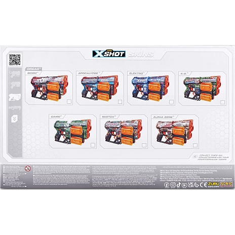 X-shot-skins-dread 12 skumpile - flere varianter – assorteret
