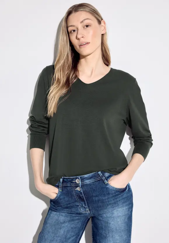 Basic Pullover - strong khaki