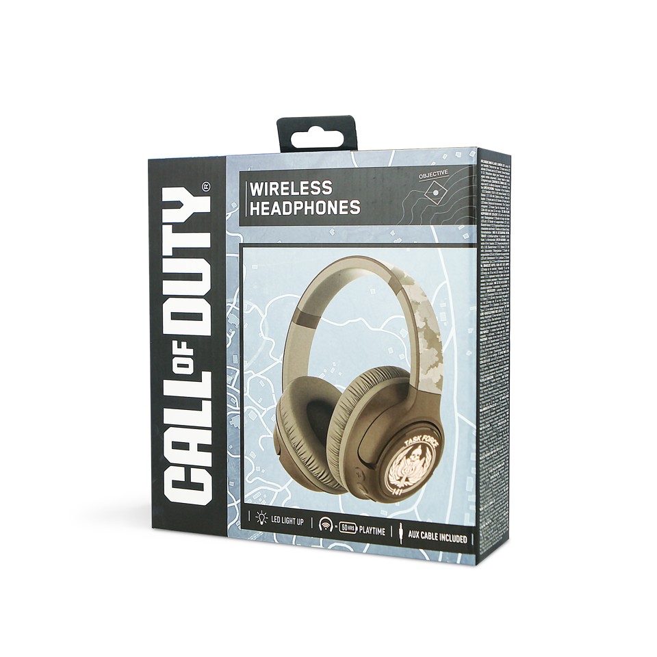OTL - Call of duty wireless green camo hedphones withn LED backlight