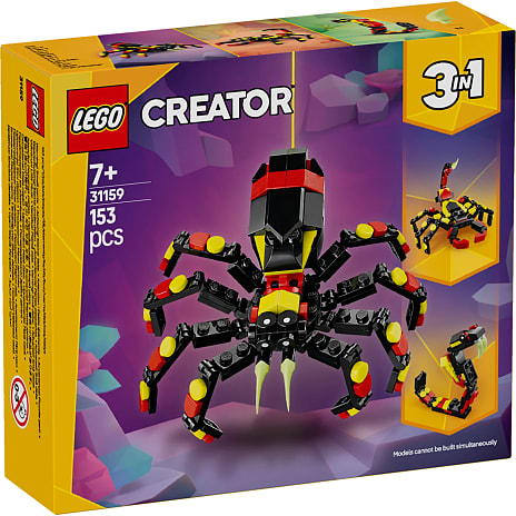 LEGO Creator 3-i-1 Vilde dyr: Edderkop på spring 31159