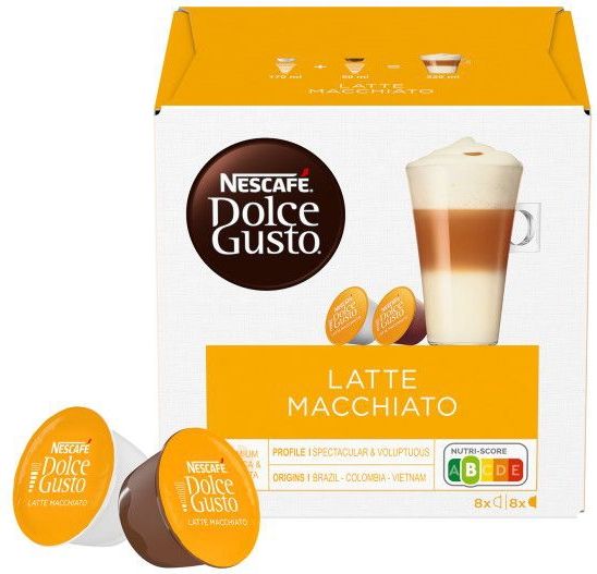 NESCAFÉ - Dolce Gusto - Koffiecapsules - Latte Macchiato - 8+8 st.