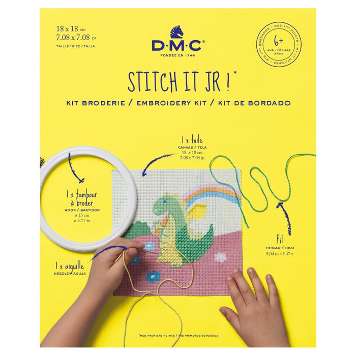 DMC-Kids borduurpakket draak