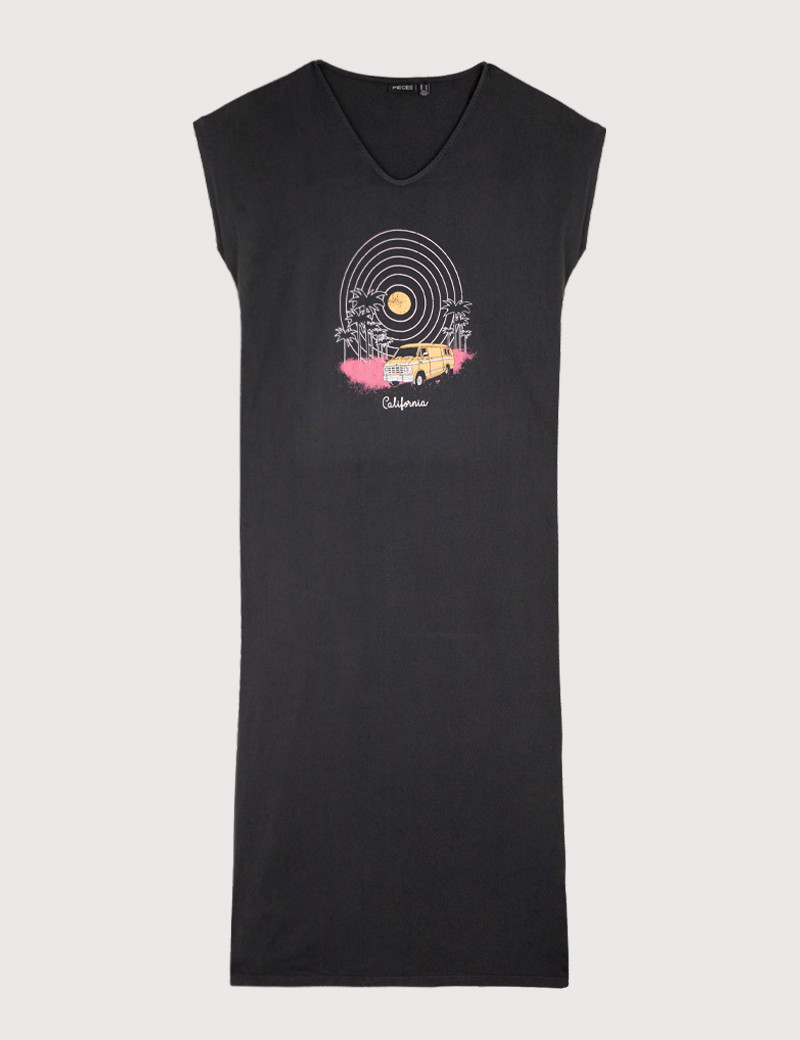 PIECES ROBE LONGUE ANNE LOGO CALIFORNIA