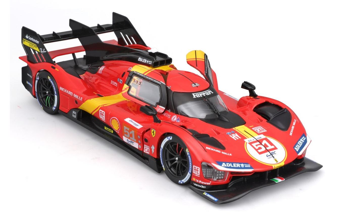 Ferrari Racing Bausatz 499P LMH 2023 Rot 1:24Sammlermodell im Massstab 1:24